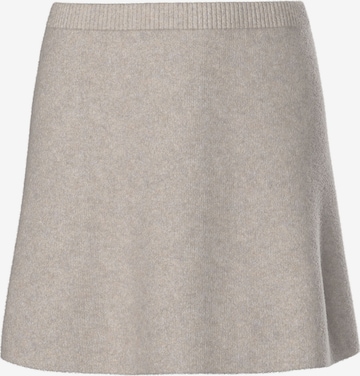 Gonna di PIECES in grigio: frontale