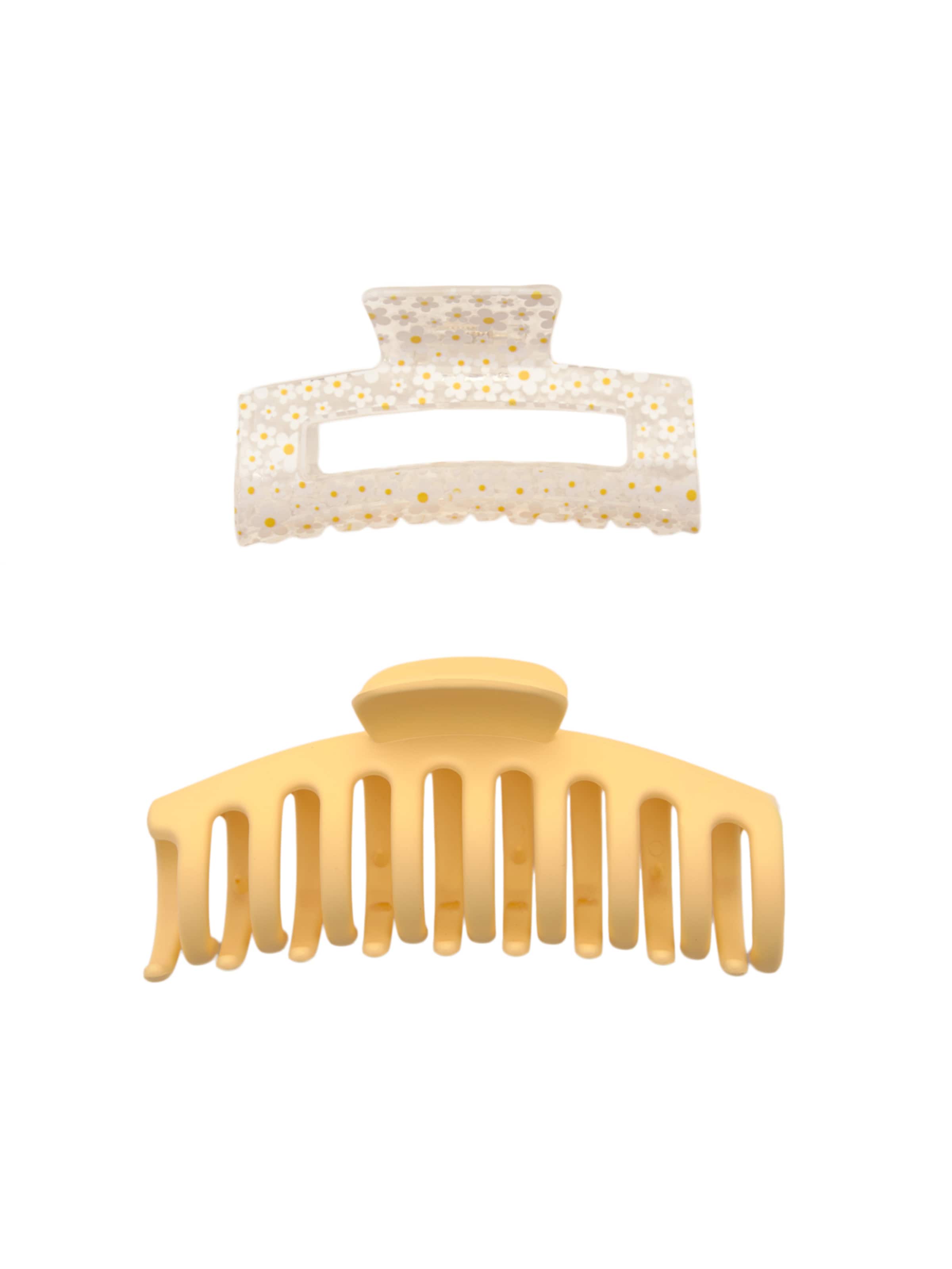 Pull&Bear Haarklammer in Beige: Vorderseite