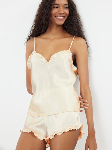 Trendyol Korte pyjama in Beige