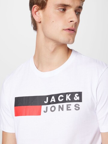 balta JACK & JONES Marškinėliai
