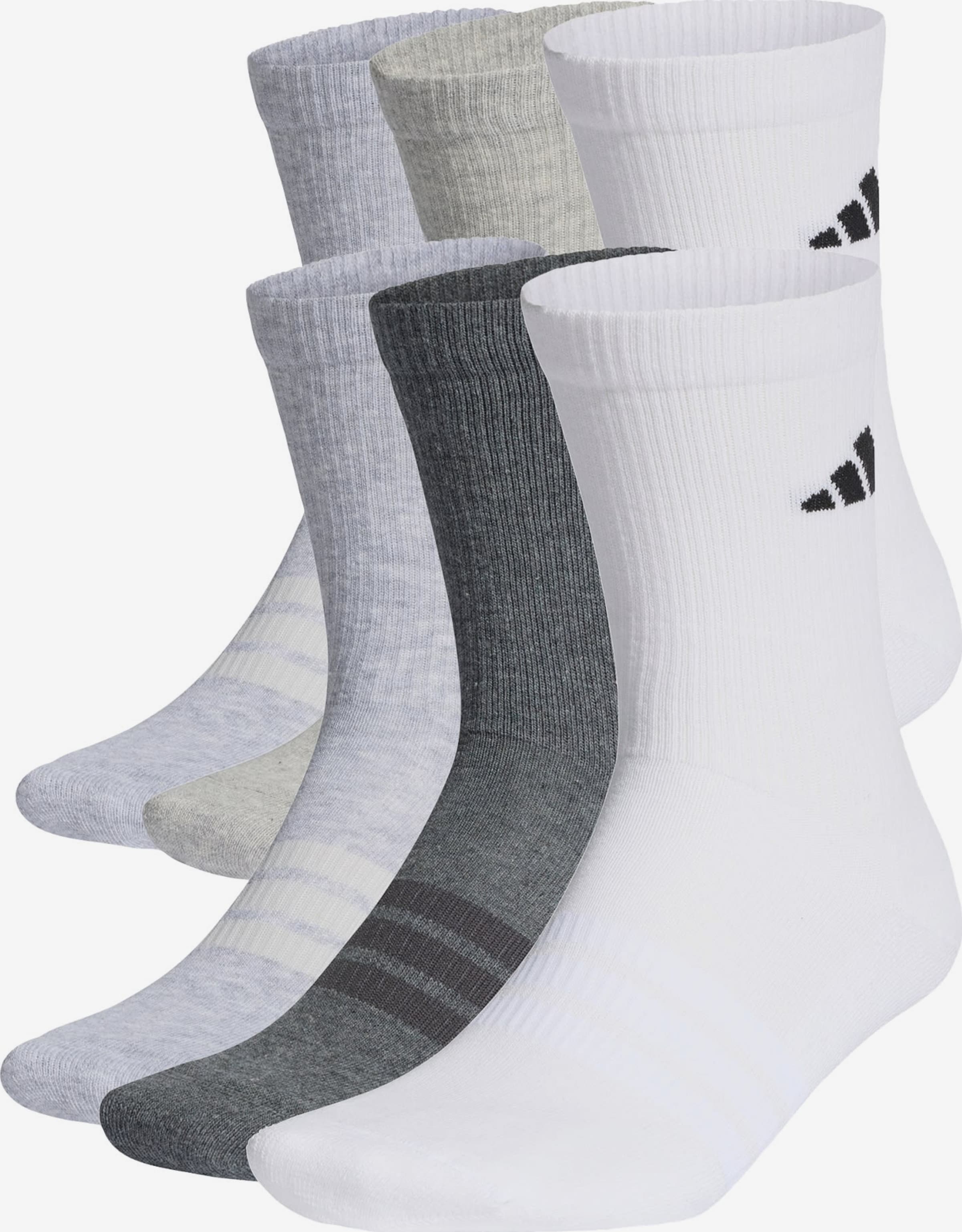 ADIDAS PERFORMANCE Șosete sport 'CUSHIONED CREW 6 PAIR PACK'
