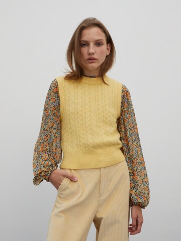 Pull-over EDITED en jaune : devant