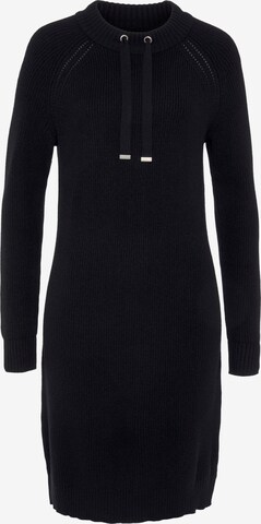 BOYSEN'S Knitted dress in Black: front