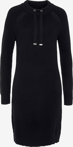 BOYSEN'S Knitted dress in Black: front