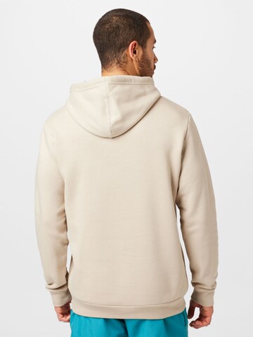 ADIDAS SPORTSWEAR Athletic Sweatshirt 'Essentials Fleece Big Logo' in Beige