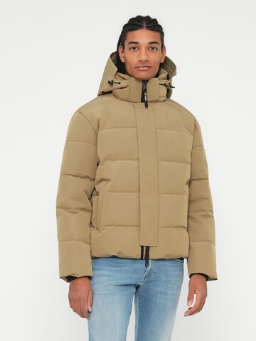 REPLAYZimska jakna - smeđa boja: prednji dio