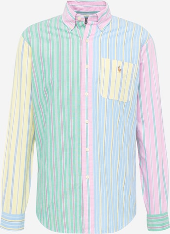 Polo Ralph Lauren - Regular Fit Camisa em mistura de cores: frente