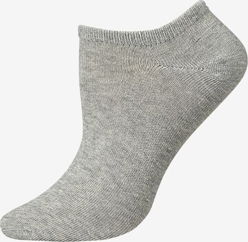 Nur Die Sneakersocken ' 2er-Pack Baumwolle ' in Grau: predná strana