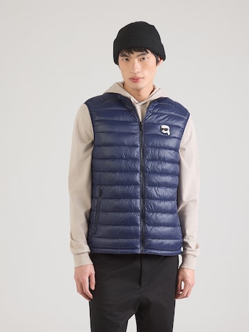 Karl Lagerfeld Bodywarmer in Blauw: voorkant