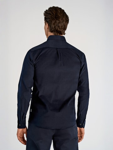 Lindbergh Regular fit Overhemd in Blauw