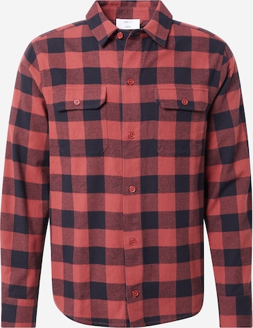 Camicia 'Efe' di DAN FOX APPAREL in rosso: frontale