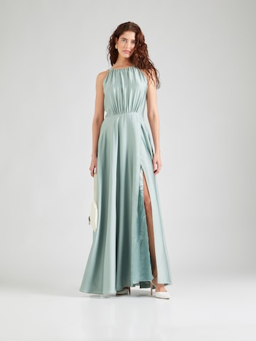 SWING - Vestido de noche en verde: frente