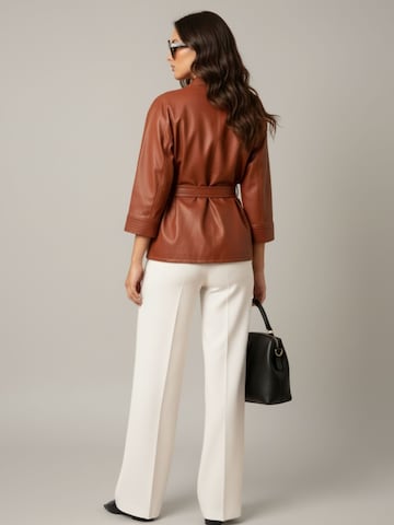 WEARABLE STORIES Blazer 'Kimono' in Brown