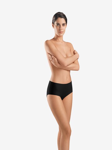 Hanro Boyshorts ' Invisible Cotton ' in Black: front