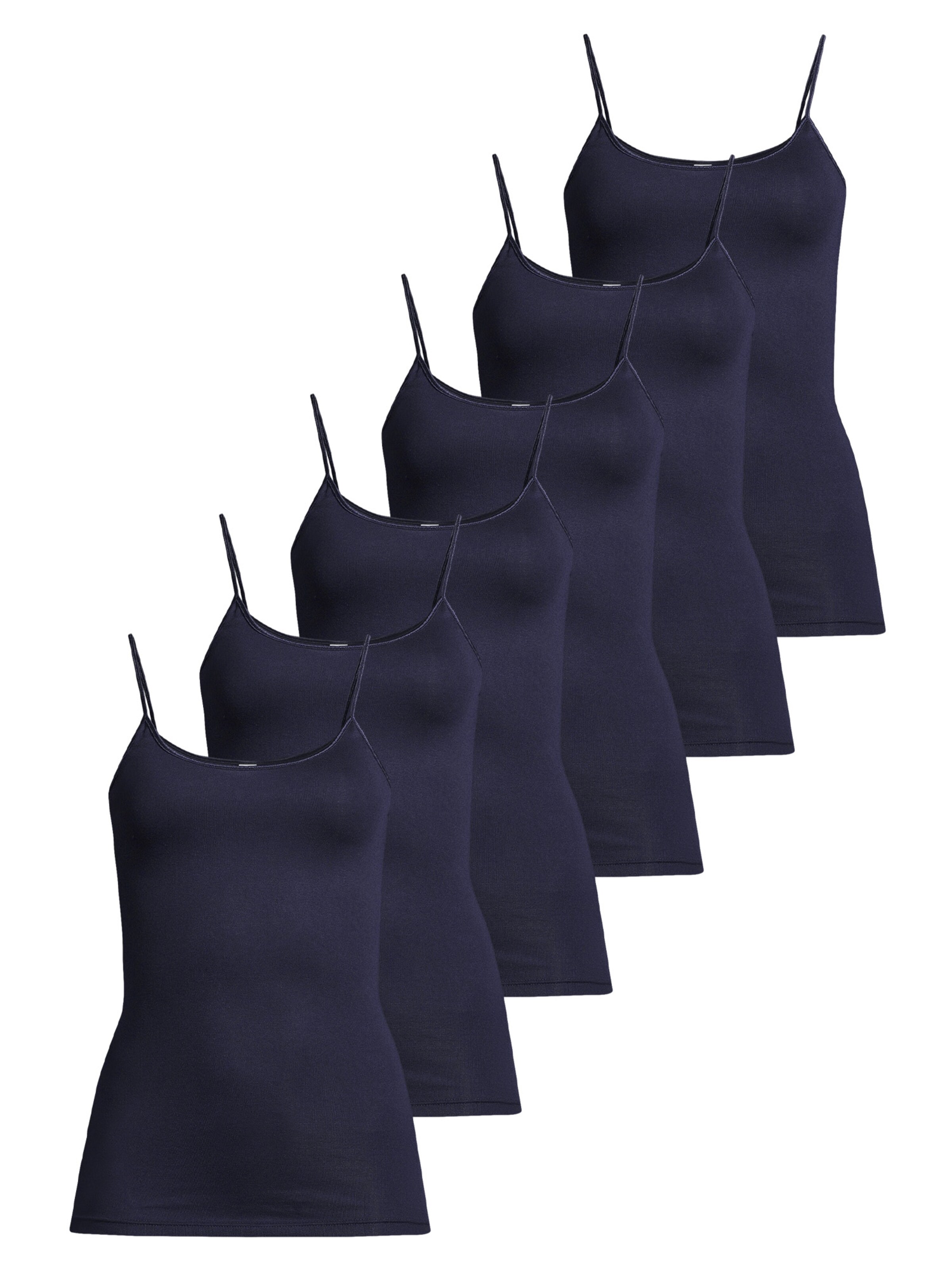 CON-TA Undershirt 'Modal' in Blue: front