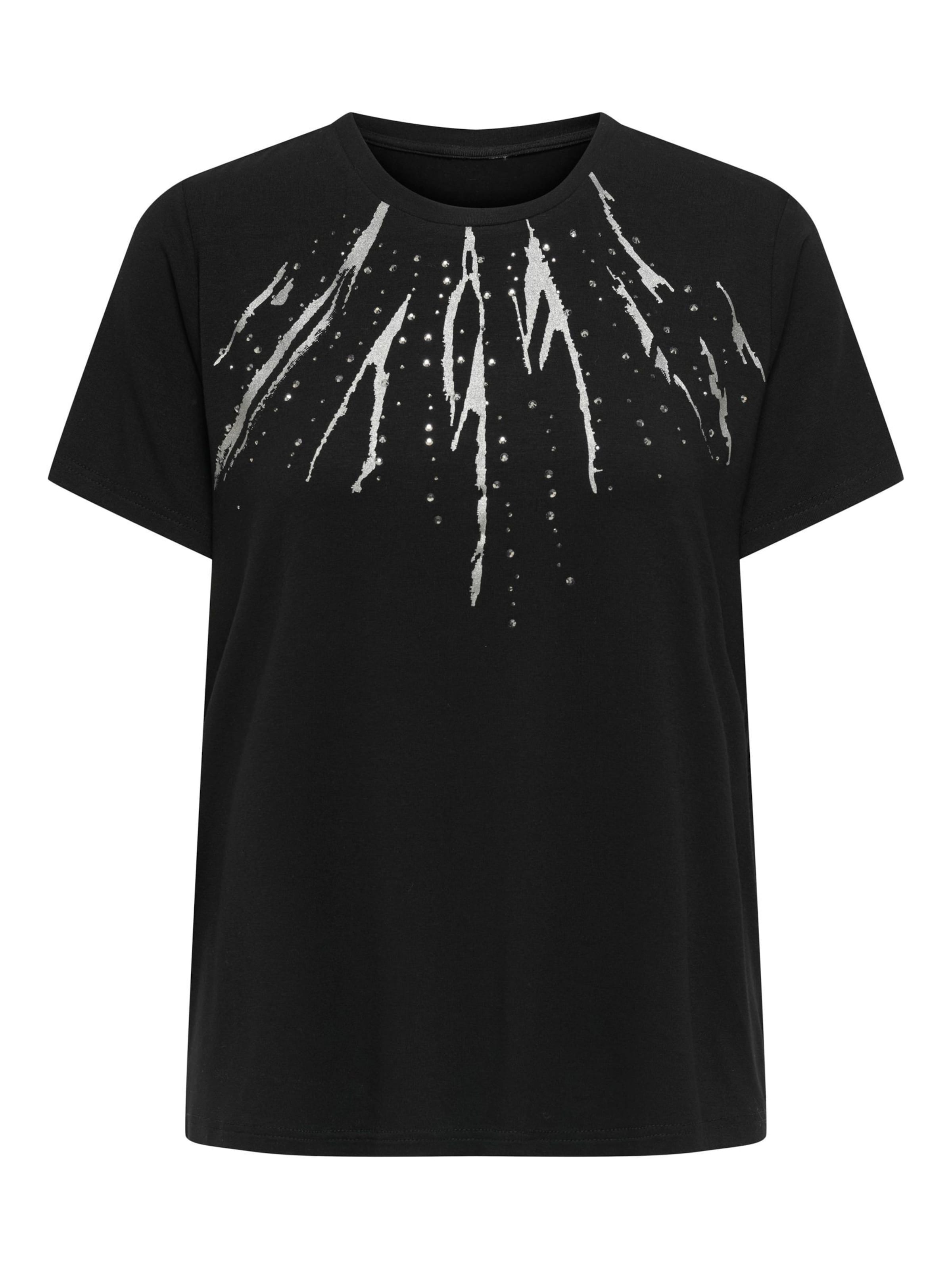 ONLY Carmakoma Tričko - Čierna: predná strana