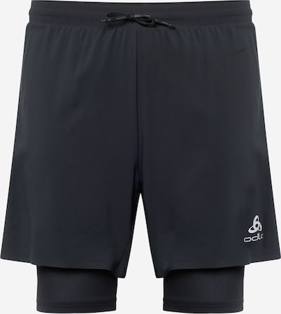ODLO Pantalón deportivo 'X-Alp Trail 6 Inch' en negro / blanco, Vista del producto