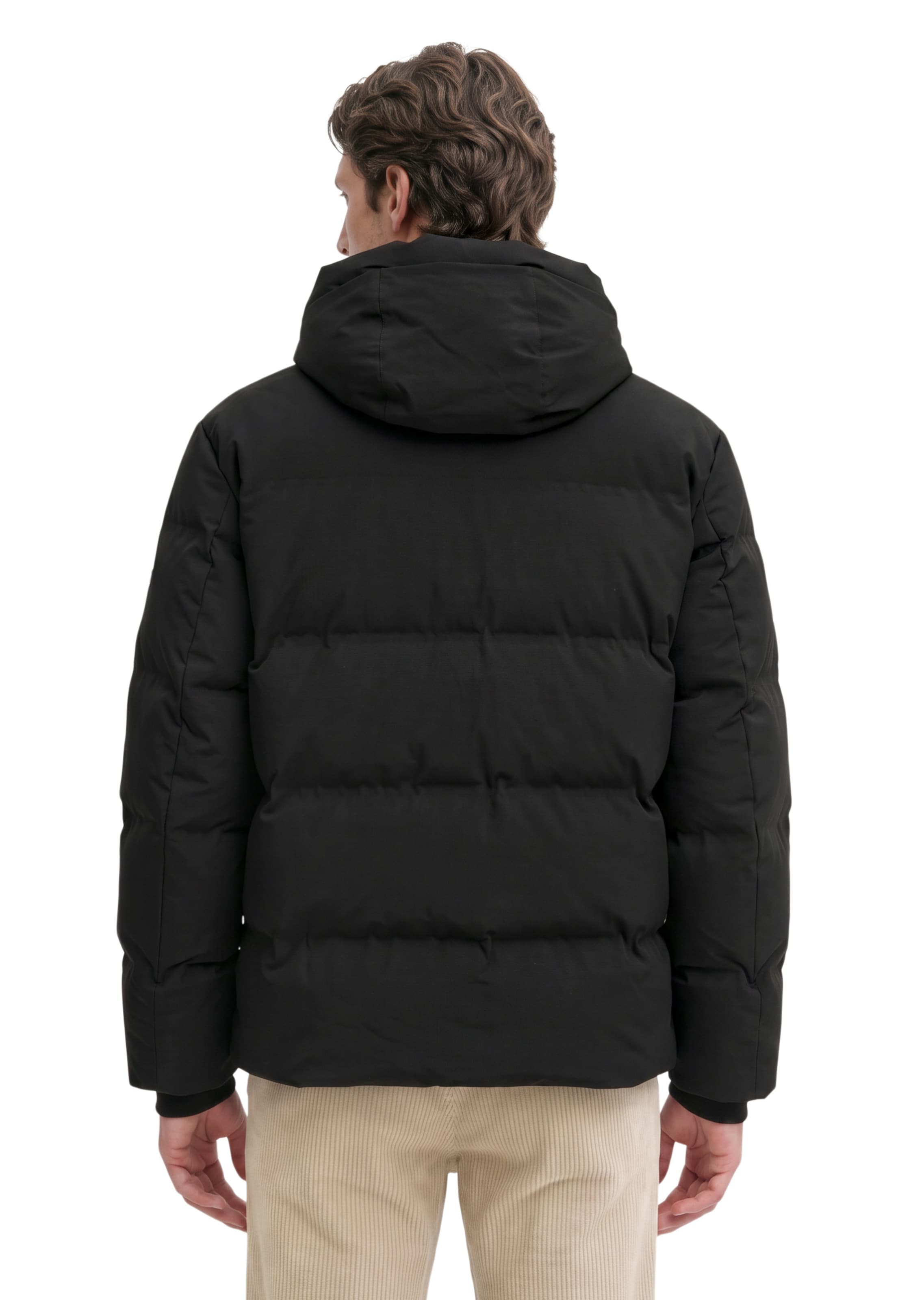 Marc O'Polo Jacke 'MOP x Function' in Schwarz: Rückseite