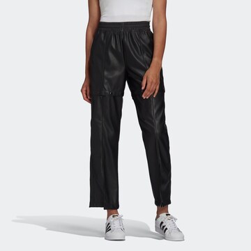 ADIDAS ORIGINALS - Loosefit Pantalón en negro: frente