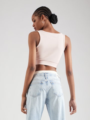 Calvin Klein Jeans Regular Top in Beige