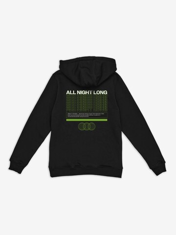 ABOUT YOU DROP Sweatshirt 'All Night Long' in Black: front