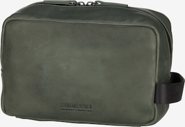 LEONHARD HEYDEN Toiletry Bag 'Den Haag' in Green: front