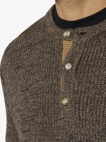 Jan Vanderstorm Sweater 'Tjuse' in Brown