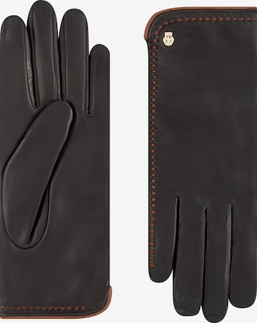 Gants 'JEKATERINBURG' Roeckl en marron : devant