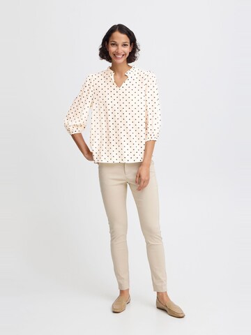 b.young Blouse 'Idotty' in Beige