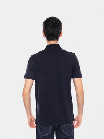 Maglietta 'Jacquard Tipped Polo Shirt Dark Navy' di Lyle & Scott in blu