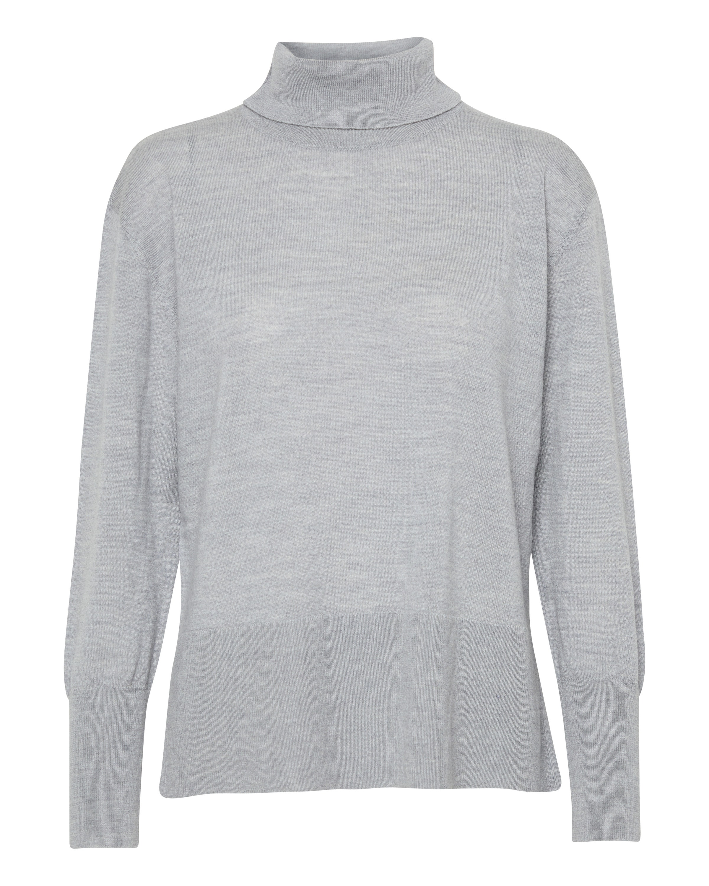 PULZ Jeans Trui 'SADIE' in Grijs: voorkant