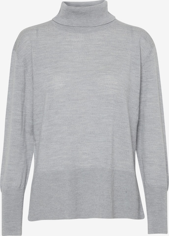 Pull-over 'SADIE' PULZ Jeans en gris : devant
