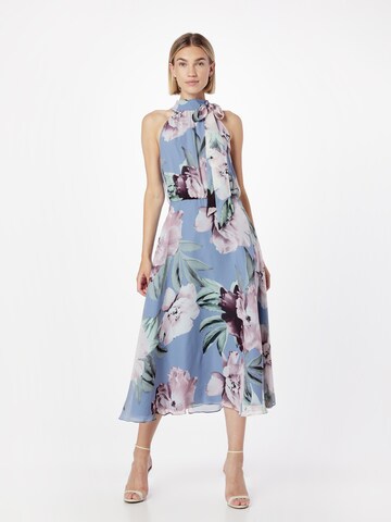 Robe SWING en bleu : devant