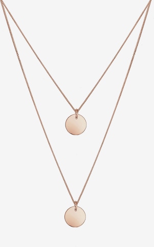 ELLI Kette 'Kreis' in Gold: Vorderseite