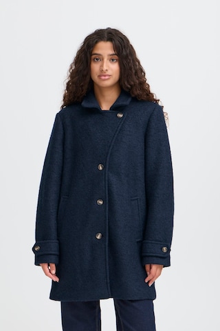 Manteau mi-saison ' IHSTIPA' ICHI en bleu : devant