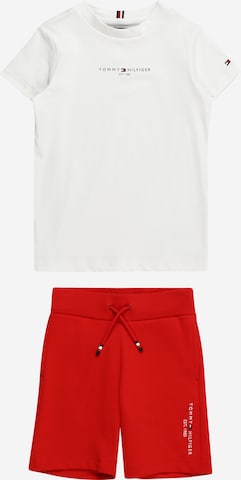 TOMMY HILFIGER - Conjunto 'ESSENTIAL' en rojo: frente