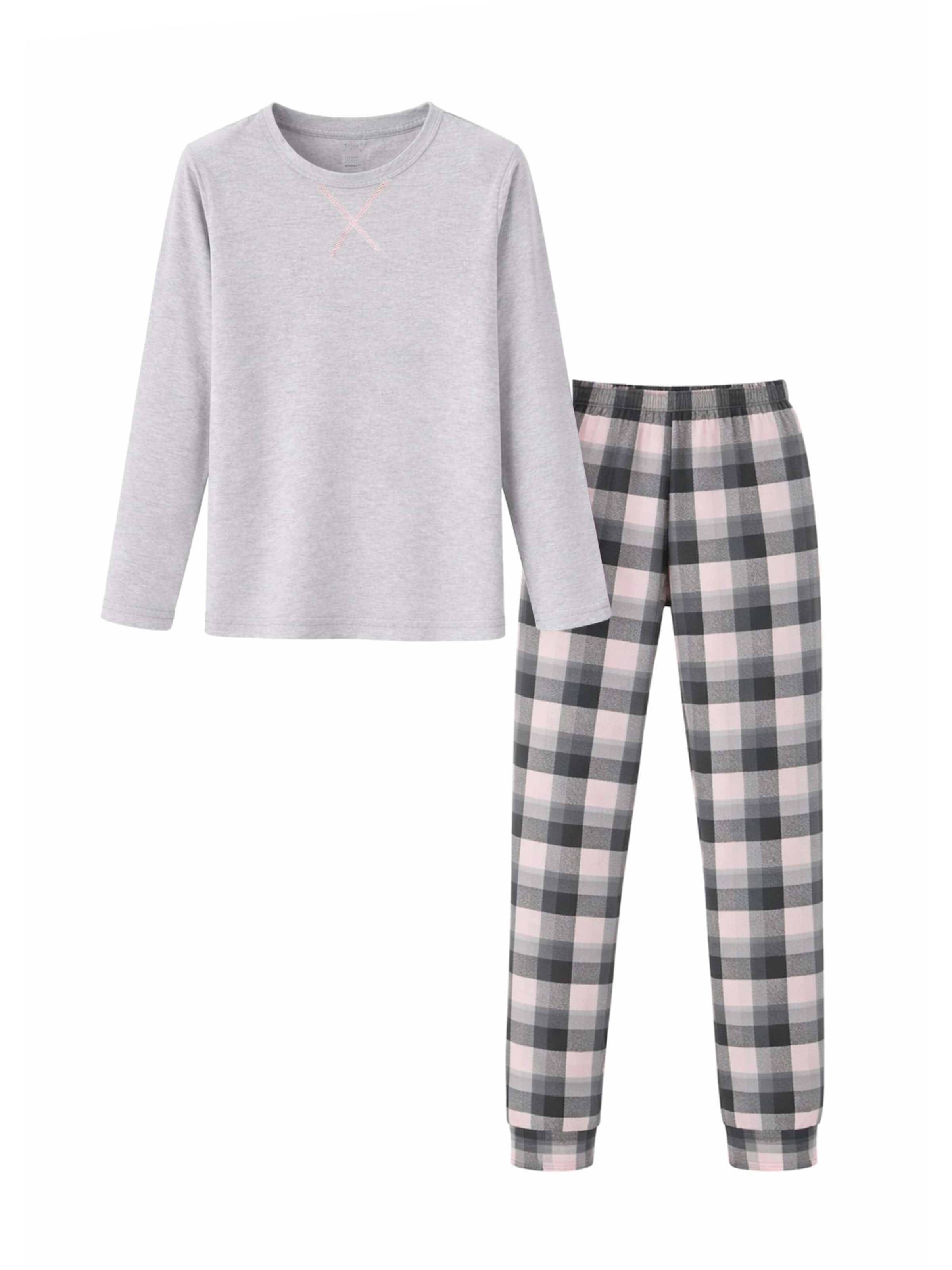 LOREZA Nachtkledij 'Mädchen Schlafanzug Joana' in Gemengde kleuren: voorkant