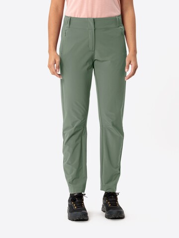 VAUDE Regular Outdoor trousers 'Skomer P III' in Green: front