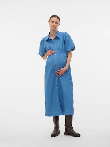 Vero Moda Maternity Jurk in Blauw