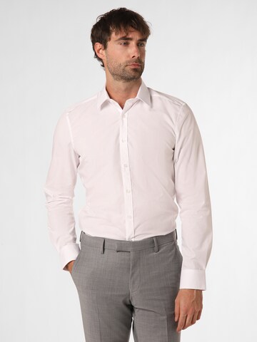 Finshley & Harding Slim Fit Hemd in Weiß: Vorderseite