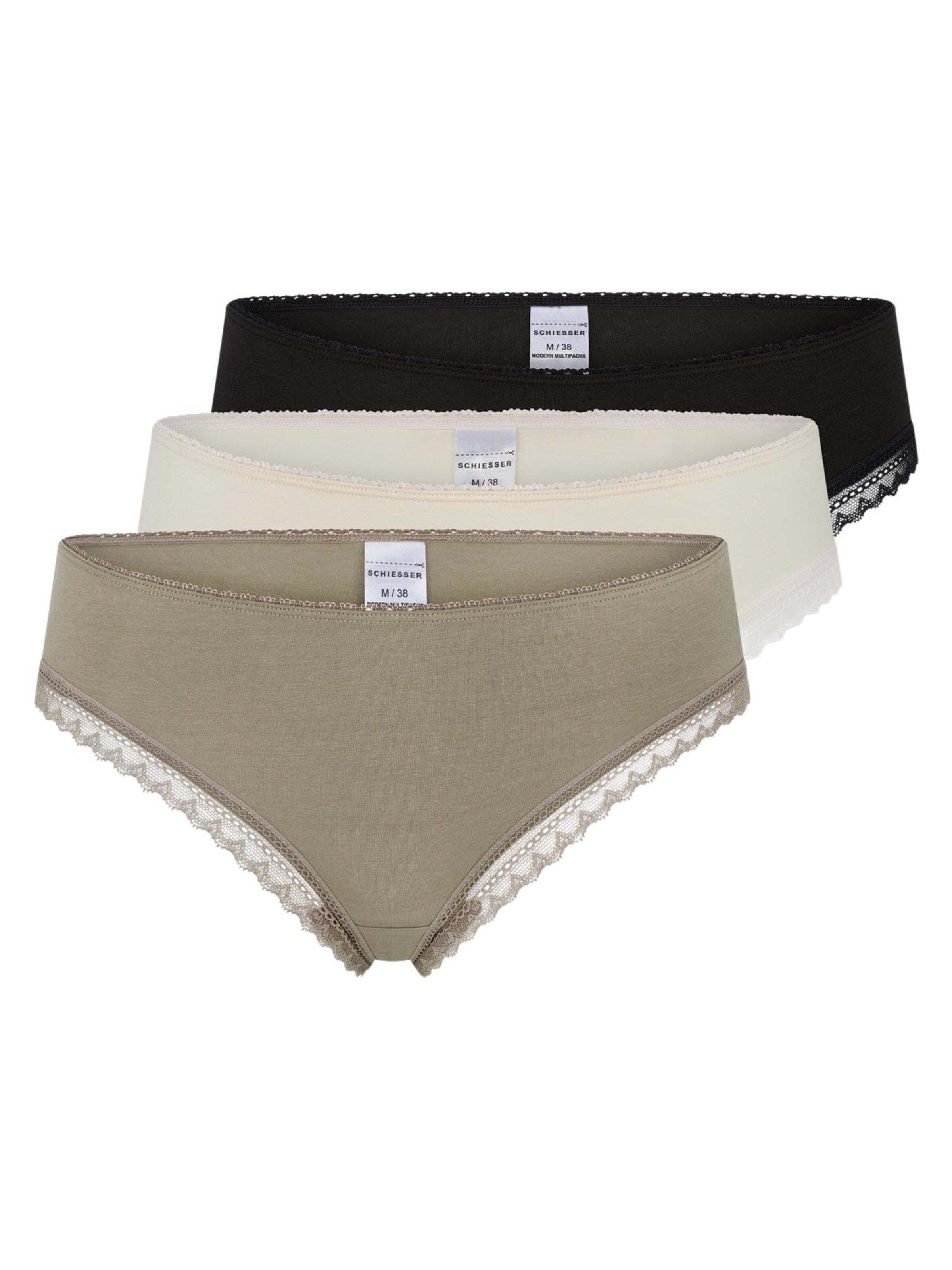 SCHIESSER Thong in Mixed colors: front