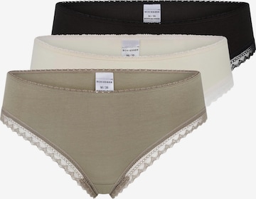 SCHIESSER Thong in Mixed colors: front