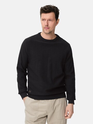 CAMEL ACTIVE Sweater in Black: front