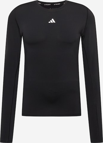 ADIDAS PERFORMANCE - Camiseta funcional en negro: frente