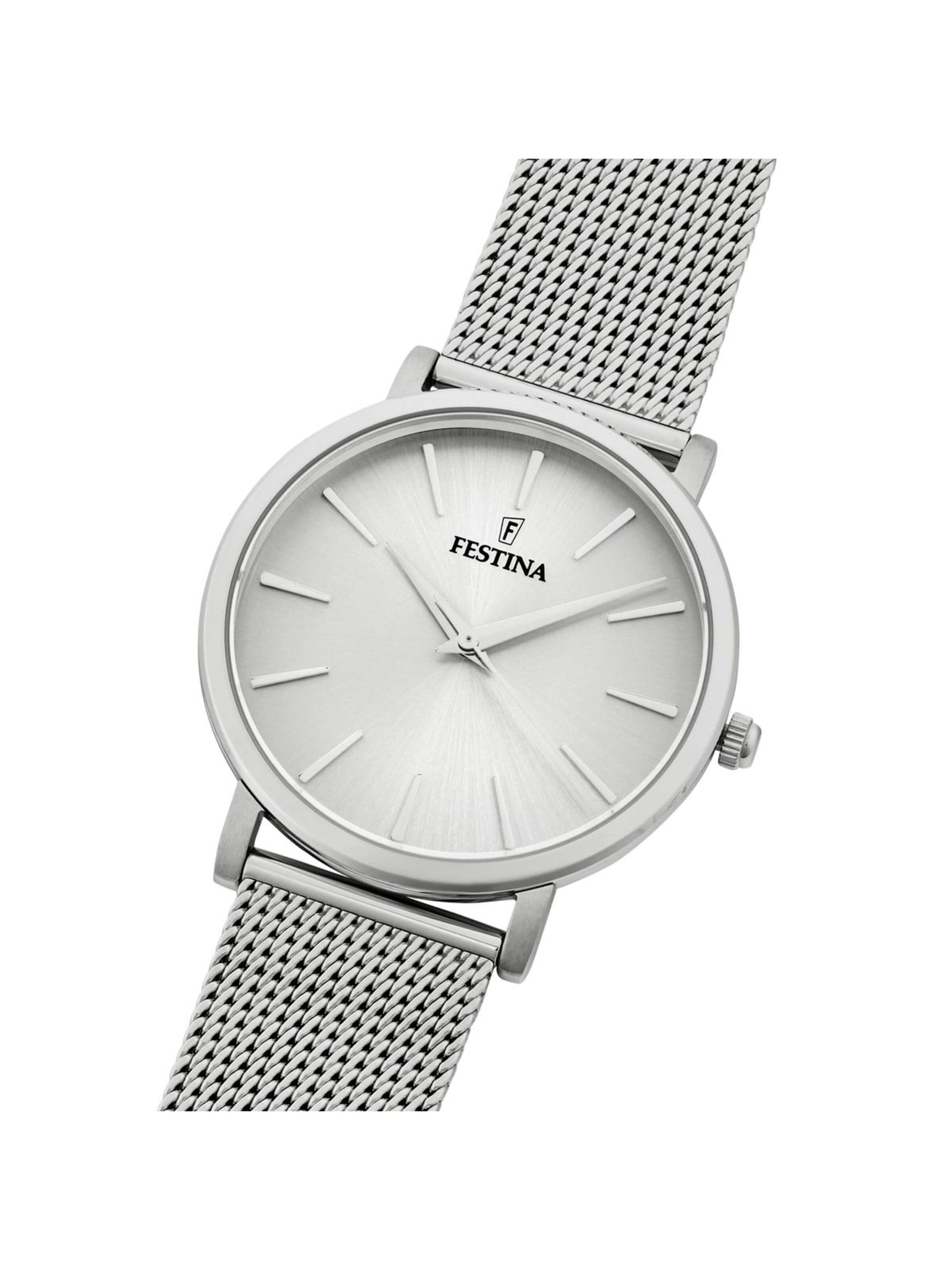 Montre à affichage analogique FESTINA en blanc