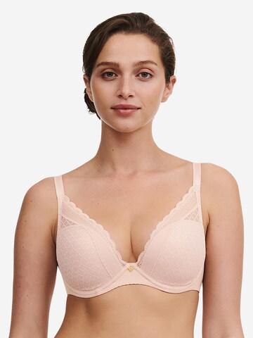 Chantelle T-shirt BH 'Easy Feel Norah Chic' in Roze: voorkant