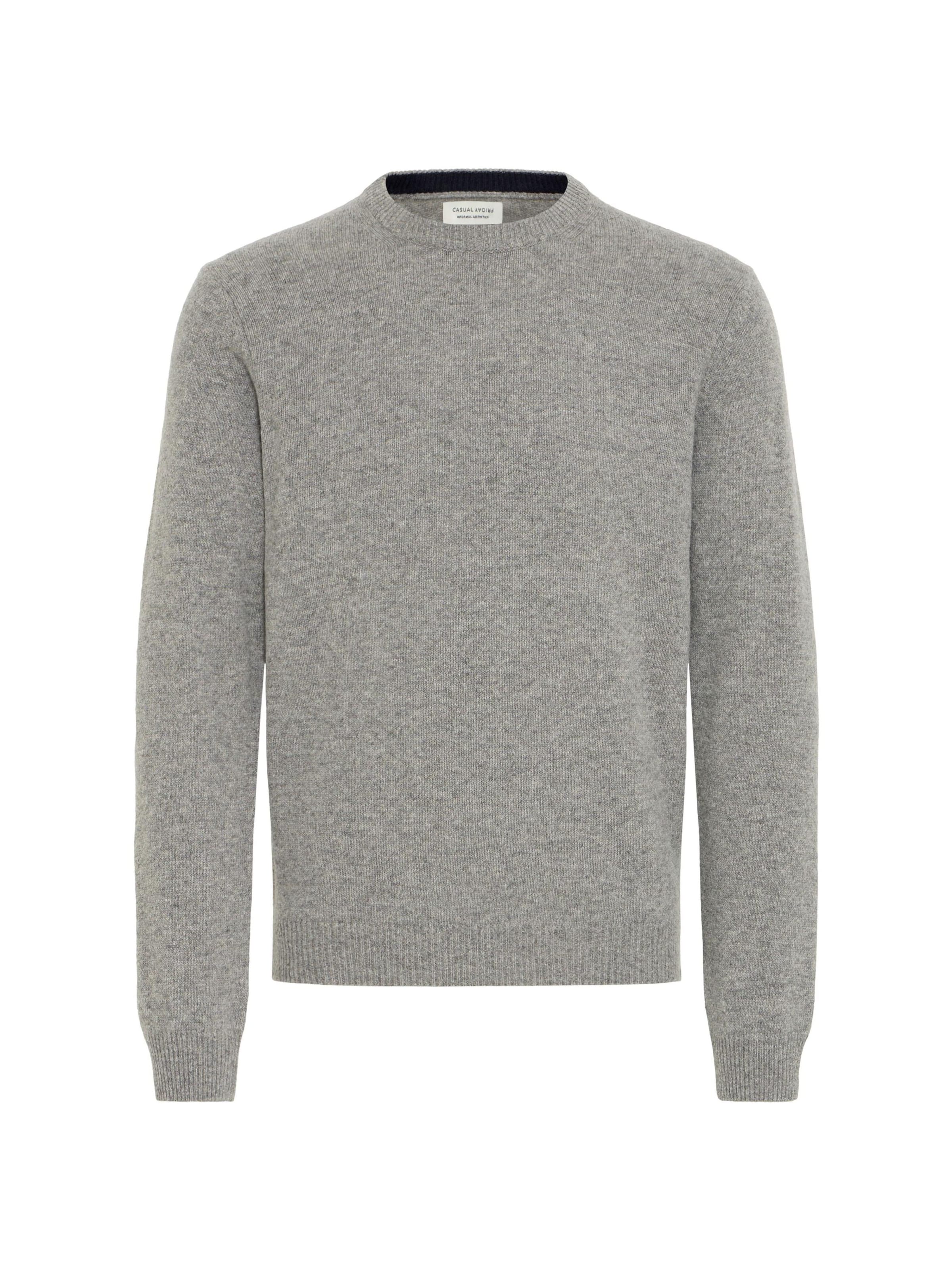 Pull-over ' CFKarl ' Casual Friday en gris : devant