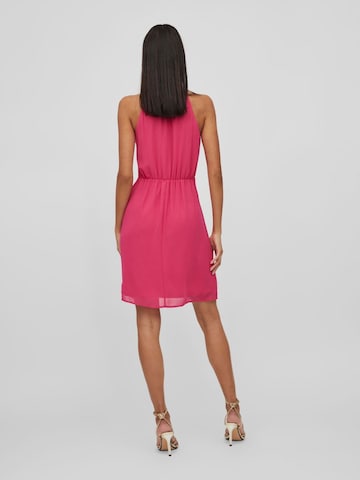 VILA Koktejlové šaty – pink
