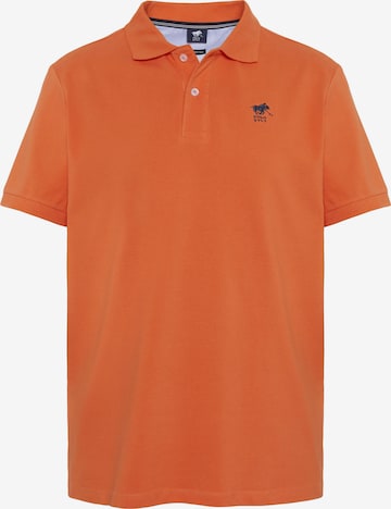Polo Sylt Shirt in Orange: front