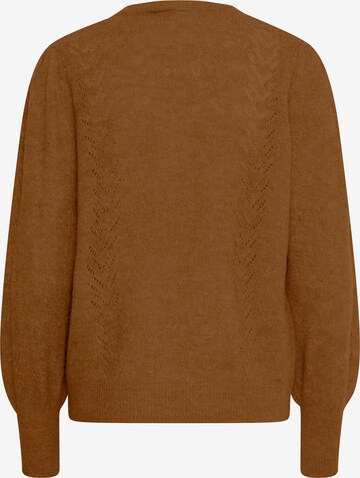 ICHI Sweater 'KAMARA' in Brown